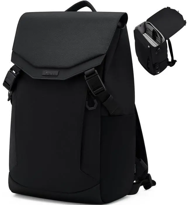 Main image of OIWAS Backpacks for Men, Anti-Theft Laptop Backpack, Waterproof Travel Backpack Fit 16 Inch Laptop, Breathable Business Backpack for men, Computer Work Back pack, Black