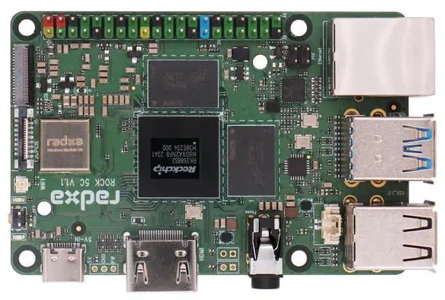 Main image of Radxa Rock 5C(Lite) RK3588S2, 8-core CPU SBC, HDMI with 8K Output, PCIe 2.1 1-Lane, Gigabit Ethernet, Single Board Computer (Radxa Rock 5C 4GB)