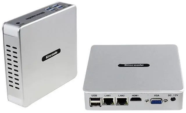 Main image of Sincoole N100 Mini PC, 12th N100 Windows 11 Pro (up to 3.4GHz) Mini Computer, 8GB RAM 128GB SSD, USB3.2,Mini PC N100 Support 4K UHD Dual HDMI, Dual Band WiFi
