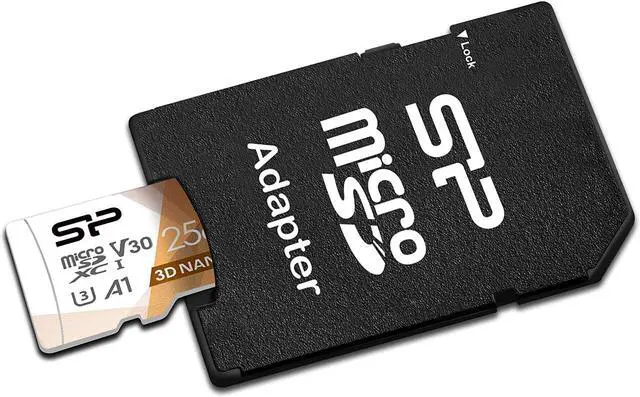 Alt view image 3 of 5 - Silicon Power 2-Pack 256GB Micro SD Card U3 Nintendo-Switch Compatible, SDXC microsdxc High Speed MicroSD Memory Card with Adapter