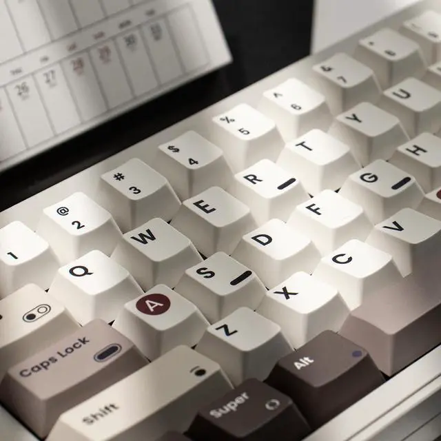 Alt view image 5 of 5 - Sumgsn 129 Key PBT Dye Sub Keycaps Retro Gaming Keycap Set Cherry Profile Fit for 61/64/87/104/108 Cherry Mx Switches Mechanical Keyboard