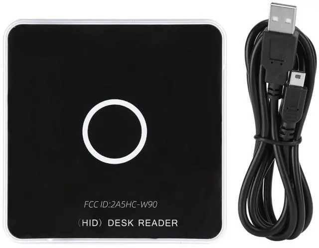 Main image of RFID Card Reader, UHF USB Desktop Reader Writer 902928MHz Frequency, 50cm Contactless Proximity Sensor Built-in Buzzer, Compatible with ISO18000-6C, ISO18000-6B