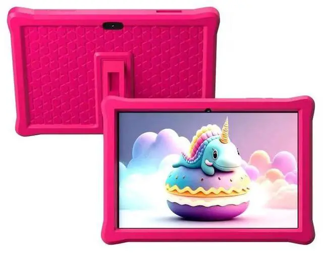 Main image of Kids Tablet 10 inch, Android Tablets for Kids, 4GB RAM 32GB ROM Android 12 Tablets IPS Touch Screen 1280x800, Iwawa & Parent Control Toddler Tablet, WiFi, Dual Camera, 6000mAh Battery, Shockproof Case