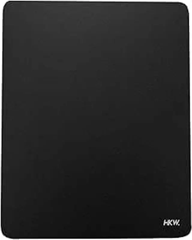 Main image of HKW Glass Gaming Mouse Pad Ultra Smooth, Hard Surface, Fast & Precision Tracking for FPS & Esports(250x200x4mm) Non-Slip Base, Durable & Scratch Resistant (Black)