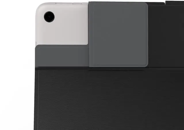 Alt view image 5 of 5 - Speck Google Pixel Tablet Case & Stand 2023 - Slim Foldable Design, Adjustable Viewing Angles, Camera Lens Protection Google Pixel Tablet Stand & Case - On, Off Magnet - Black & White MagFolio