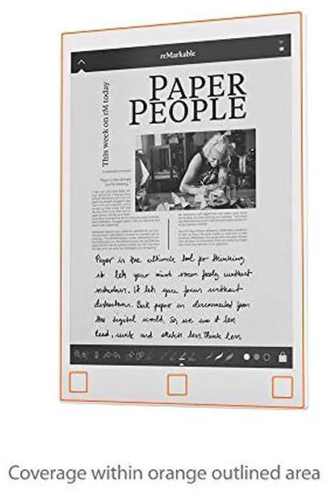 Alt view image 3 of 5 - BoxWave Screen Protector Compatible with Remarkable Paper Tablet (1st Gen) - ClearTouch Crystal (2-Pack), HD Film Skin - Shields from Scratches