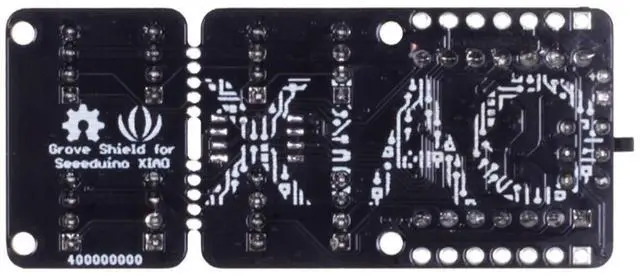 Alt view image 4 of 5 - seeed studio Seeeduino XIAO Grove Shield Extension Board with Embedded Battery Management chip and Battery bonding pad