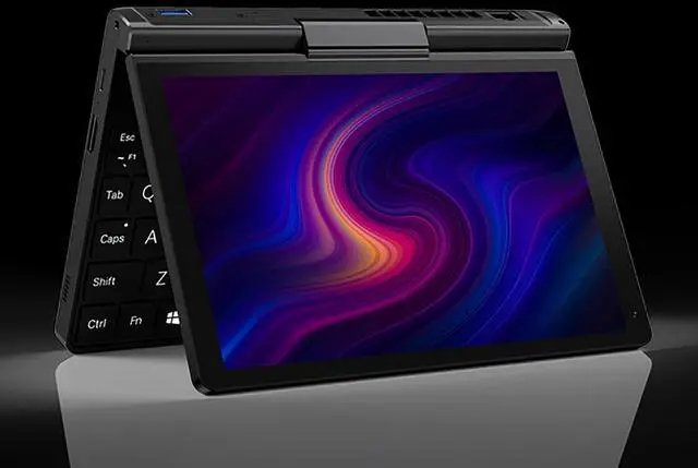 Alt view image 3 of 5 - GPD Pocket 3 Mini Laptop 8" Touch Screen Aluminum Shell UMPC Win 11 Home OS Core i3-1125G4 16GB/512GB (Amber Black)