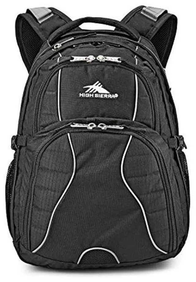 Alt view image 2 of 5 - High Sierra Swerve Laptop Backpack, Black, One Size