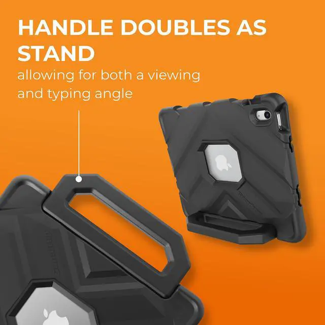 Alt view image 3 of 5 - Gumdrop FoamTech Case ONLY fits The Newest iPad 11th Generation (A16) & 10th Gen 10.9 inch Rugged Lightweight Shockproof & Drop Tested for Kids K-12 Students Teachers Classrooms & School Use - Black