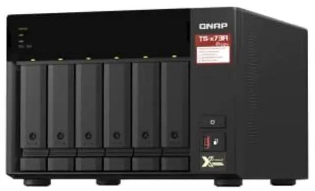 Alt view image 4 of 5 - QNAP TS-673A-8G 6 Bay High-Performance NAS with 2 x 2.5GbE Ports and Two PCIe Gen3 Slots