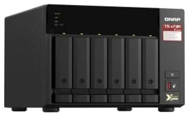 Alt view image 2 of 5 - QNAP TS-673A-8G 6 Bay High-Performance NAS with 2 x 2.5GbE Ports and Two PCIe Gen3 Slots