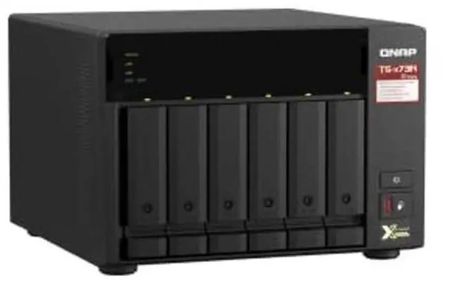 Alt view image 5 of 5 - QNAP TS-673A-8G 6 Bay High-Performance NAS with 2 x 2.5GbE Ports and Two PCIe Gen3 Slots