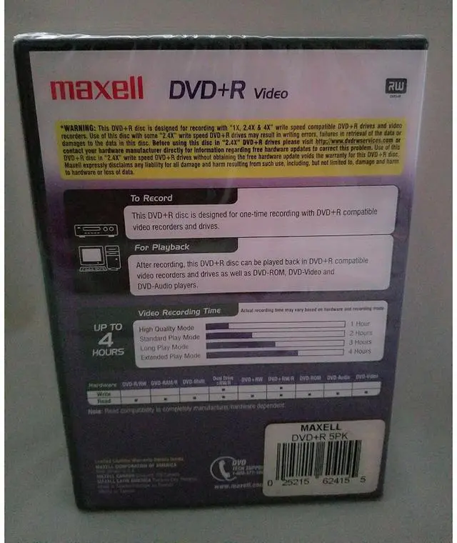 Alt view image 4 of 4 - Maxell DVD+Rs (634033) (634033)