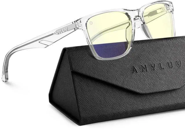 Main image of ANYLUV Blue Light Glasses for Men & Women, Stylish Blue Light Blocking Glasses, UV400 Protection & Anti Eyestrain Eyewear