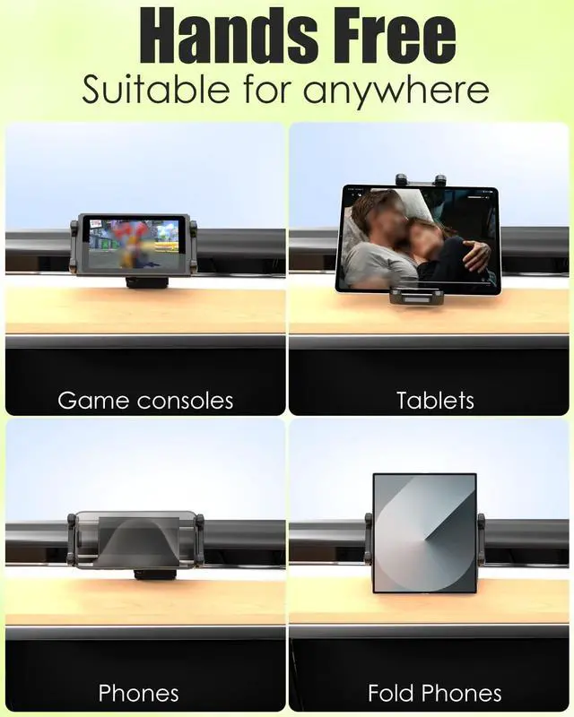 Alt view image 4 of 5 - Charchendo Car Game Consoles Mount for Tesla Model Y/3, Air Vent Holder for Switch Tablet Phone with Anti-Drop Shake Road Trip Essentials Compatible with Switch, iPad 12.9, Phones More Devices 4-13''