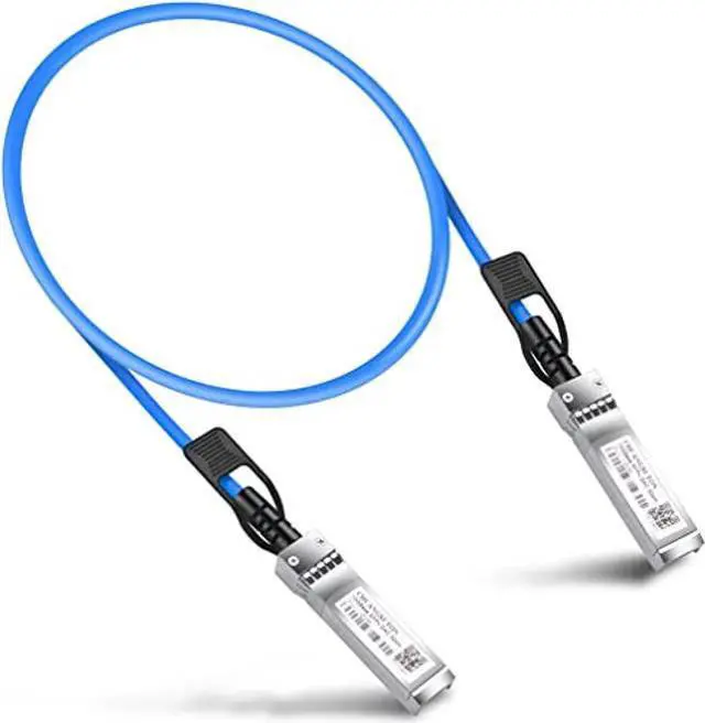 Alt view image 2 of 3 - TRANSUTON 10G SFP+DAC Cable - Passive SFP DAC Twinax Cooper Cable Blue Colored for Ubiquiti Unifi,Cisco,Netgear,D-Link,Supermicro, 2m(6.6ft)