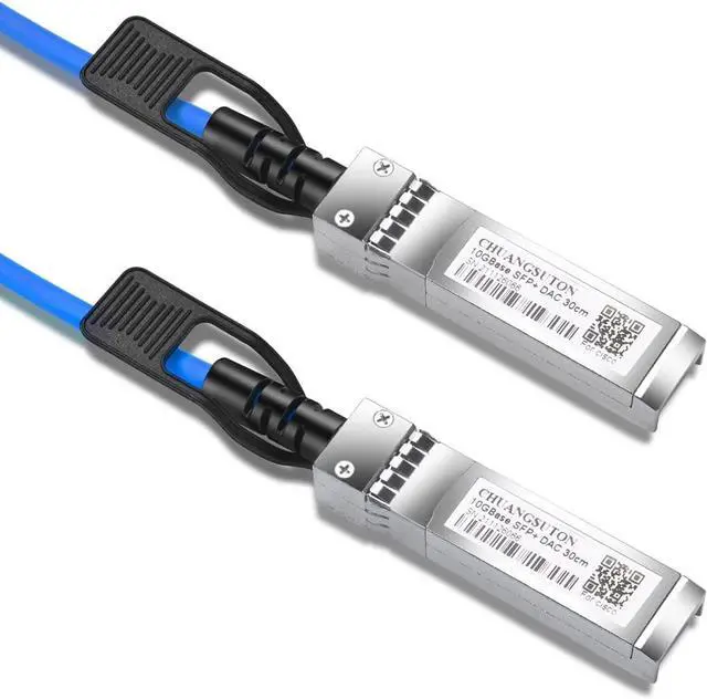 Alt view image 3 of 3 - TRANSUTON 10G SFP+DAC Cable - Passive SFP DAC Twinax Cooper Cable Blue Colored for Ubiquiti Unifi,Cisco,Netgear,D-Link,Supermicro, 2m(6.6ft)