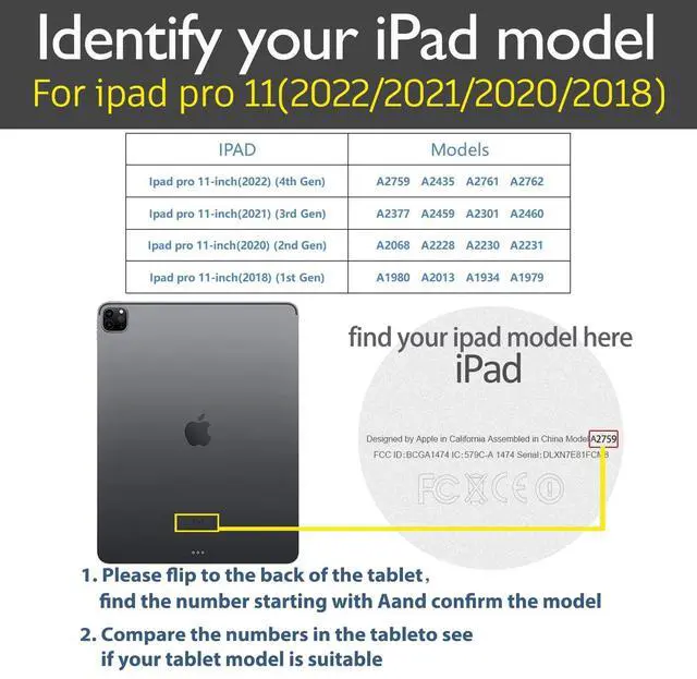 Alt view image 2 of 5 - CPNVWA Case for iPad Pro 11 Inch,4th/3rd/2nd/1st Generation(2022/2021/2020/2018) Genuine Leather Cover with Pencil Holder,Cowhide Folio Cover,Auto Sleep/Wake,Bohemian Brown