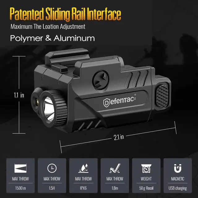 Alt view image 4 of 5 - Defentac Tactical Product, Bundle with Magnetic Charger Cable