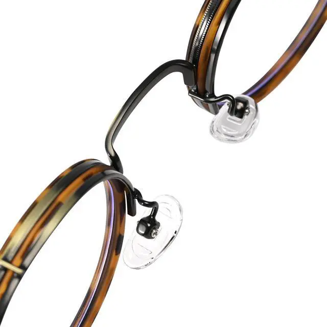 Alt view image 3 of 5 - Dollger Blue Light Blocking Glasses for Man Steam Punk Style, oversize Retro Men Round Frame Computer BlueLight Glasses