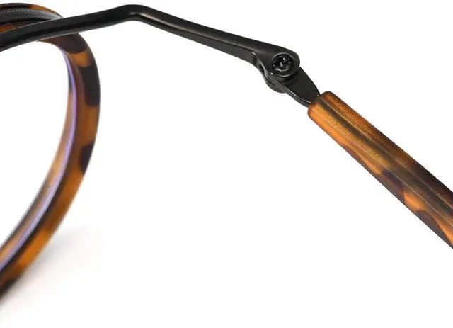 Alt view image 4 of 5 - Dollger Blue Light Blocking Glasses for Man Steam Punk Style, oversize Retro Men Round Frame Computer BlueLight Glasses