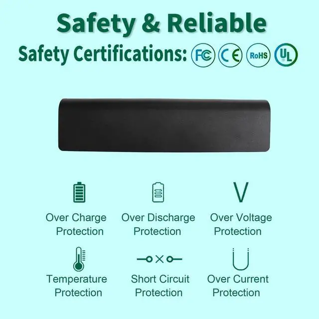 Alt view image 3 of 5 - PA5024U-1BRS Battery for Toshiba Satellite S75 P75-A7200 P75-A7100 S855-S5378 S855D-S5148 C75D C875 C850 L800 C55T-A C55-A5220 C55-A5300 C55-A5302 C55-A5390 P875 PA5026U-1BRS - 12 Month Warranty