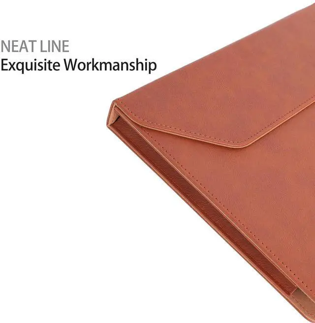 Alt view image 3 of 5 - doqo Leather Cover Bag with Pencil Holder for iPad Pro 10.9 Keyboard Case - Handmade & Fair Trade, Keyboard case Cover Bag