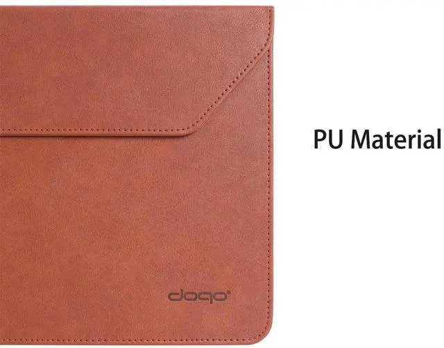 Alt view image 2 of 5 - doqo Leather Cover Bag with Pencil Holder for iPad Pro 10.9 Keyboard Case - Handmade & Fair Trade, Keyboard case Cover Bag