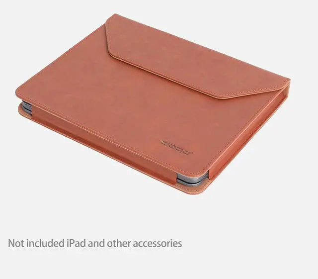 Alt view image 5 of 5 - doqo Leather Cover Bag with Pencil Holder for iPad Pro 10.9 Keyboard Case - Handmade & Fair Trade, Keyboard case Cover Bag