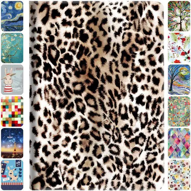 Main image of DuraSafe Cases for iPad PRO 10.5 Inch 2017 Air 10.5 3rd Gen 2019 [ Air 3 ] A1701 A2152 A2123 MQF12LL/A MQEY2LL/A Smart Auto Sleep Wake Adjustable Viewing Angle Stand Printed Flip Cover - Leopard