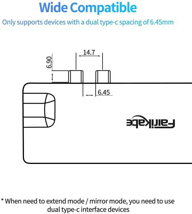 Alt view image 3 of 5 - USB C Hub Multiport Adapter for MacBook Pro 2019/2018/2017, 8 in 1 USB C to Dual HDMI Adapter 4K 60Hz, 1Gbps Ethernet, SD/TF Card Reader and 100W PD Port, Dual USB 3.0 Docking Station