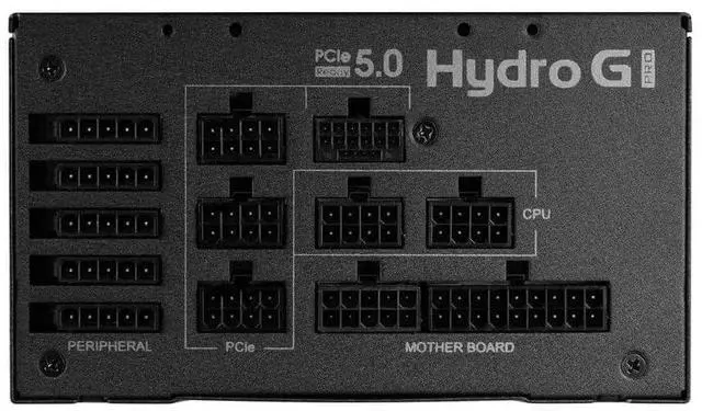 Alt view image 5 of 5 - FSP Hydro G PRO 850W Power Supply, 80 Plus Gold, ATX 3.0/PCIe 5(12V-2X6), Full Modular (HG2-850-G5T)