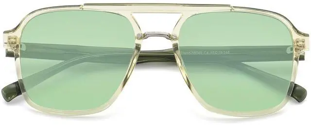 Alt view image 2 of 5 - GLEASANNA Sleep Glasses for 99.9% Blue Light Glasses Dual AR Coatings Green Lens for Computer Gaming Reduce Eyestrain