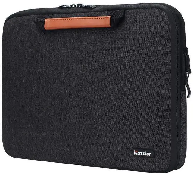 Alt view image 5 of 5 - iCozzier 13-13.3 Inch Handle Electronic Accessories Strap Laptop Sleeve Case Bag Protective Bag for 13" MacBook Air/MacBook Pro/Pro Retina Cover-Black