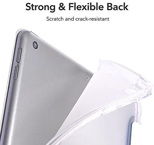 Alt view image 4 of 5 - Idocolors Red Rose Flower Pad Case for 10.5" iPad Pro 2017/iPad Air 3 Cute Flower Girly Anti-Scratch Shockproof with Pencil Holder Lightweight Smart Trifold Stand Case(Model Number:A1701 A1709 A1852)