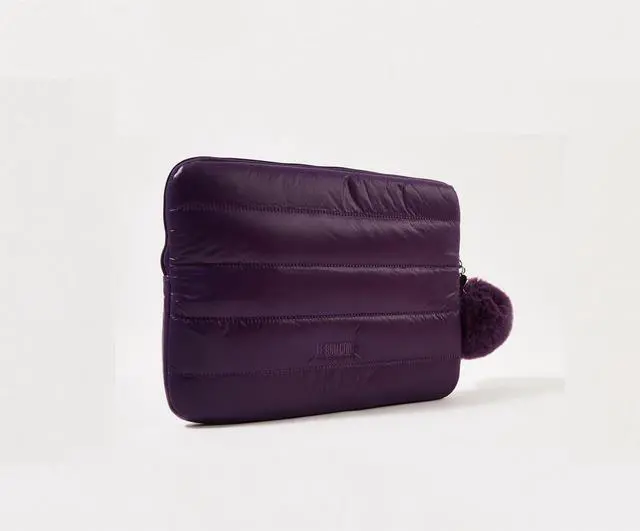 Alt view image 3 of 5 - Le Duo Chic 14 Inch & 16 Inch Cloud Series Laptop Sleeve - Indigo, Water-Resistant, (16 Inch)