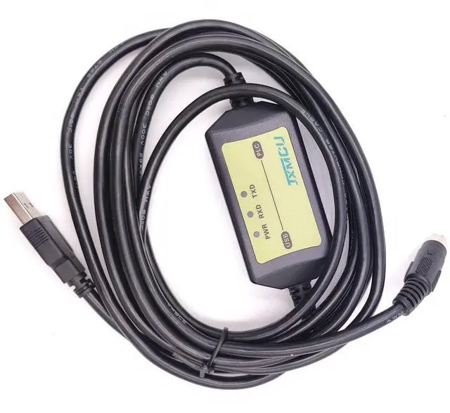 Alt view image 2 of 5 - LITKEQ USB-1761-CBL-PM02 USB Programming Cable for AB Micrologix 1000 1100 1200 1400 1500 Series