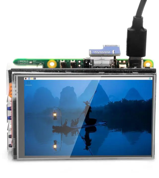 Alt view image 5 of 5 - OSOYOO 3.5" HDMI LCD Touch Screen for Raspberry Pi 5 4 3 2 with Stylus Pen