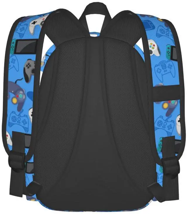Alt view image 4 of 5 - Gaming Backpack 17 Inch Video Game Casual Daypack Lightweight Kids School Backpack Campus Bag for Boys Girls Back to School