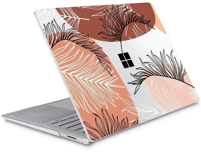 Alt view image 3 of 5 - Tuiklol Case for 13.5'' Microsoft Surface Laptop 5/4/3 Alcantara Palm Rest 2022-2018 Model 1959 1958 1867 Hard Shell Cover,Keyboard Cover+Screen Protector+Dust Plugs, Leaves