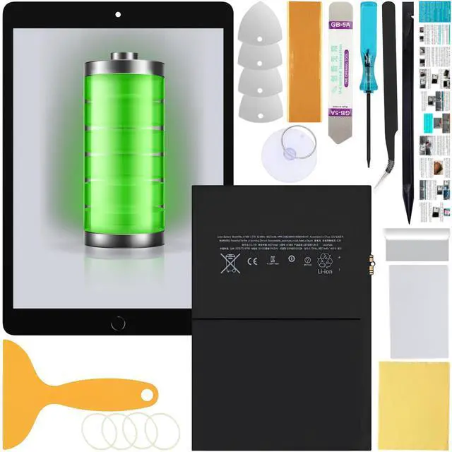 Main image of A1484 Battery for iPad Air, iPad 5th Gen, iPad 6th Gen, iPad 7th Gen, iPad 8th Gen, 8827mAh Battery for iPad A1474 A1475 A1476 A1822 A1823 A1893 A1954 A2197 A2198 A2200 A2270 A2428 A2429 A2430