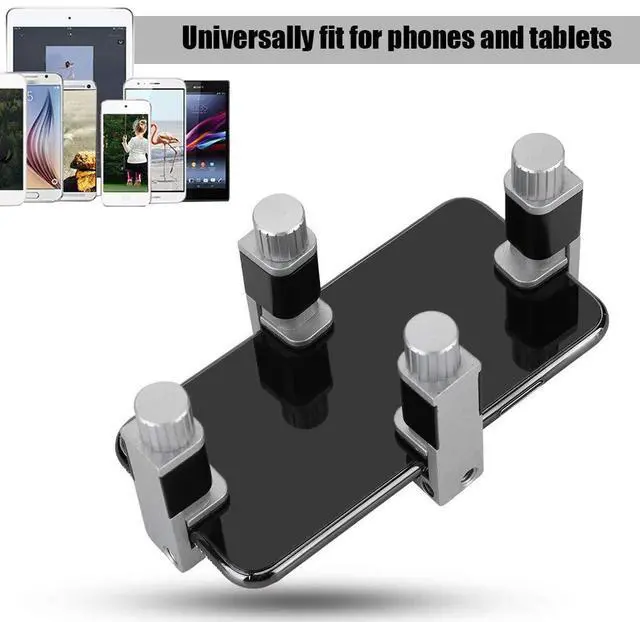 Alt view image 2 of 5 - Vipxyc Phone Screen Clip, LCD Screen Fastening Securing Clip Clamp Rubber + Aluminum Alloy Fixture Repair Tool for Phones and Tablets(8PCS)