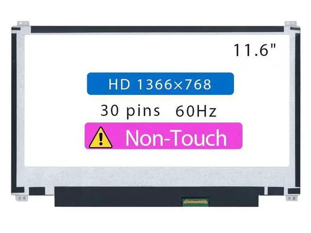 Main image of 11.6" Screen Replacement for ASUS Chromebook C204 C204E C204EE C204M C204MA Series LCD Display Panel 30 Pins (HD 1366x768 Non-Touch)