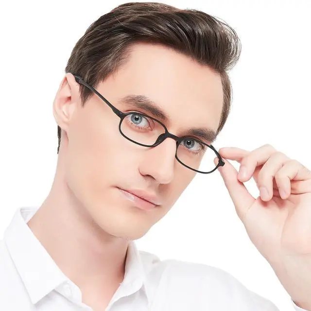 Main image of WEMOOTANTS 4 Packs Narrow Blue Light Blocking Reading Glasses 2.0 Men Women Lightweight Black Readers 1.0 1.5 2.00 2.5 3.0 3.5 4.0