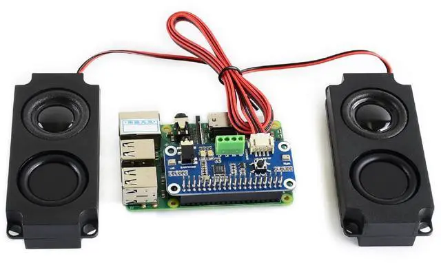 Main image of WM8960 Hi-Fi Sound Card HAT for Raspberry Pi 5/Pi 4B/3B+/Pi3B/Pi Zero 2W/ Zero W/Zero WH, Support Stereo Encode/Decode, Play/Record, Directly Drives Speakers to Play Music