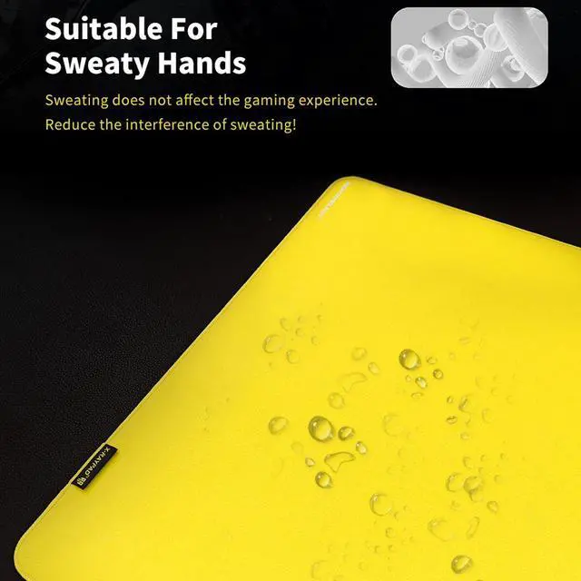Alt view image 5 of 5 - X-Raypad Aqua Control Plus Yellowbee & Blackbee AC+ V2 Gaming Mousepad, Consistent X and Y Glide, Designed for Fps Players with Low DPI Requirements (AC+ v2 Yelllowbee, 360 * 300 * 4mm)