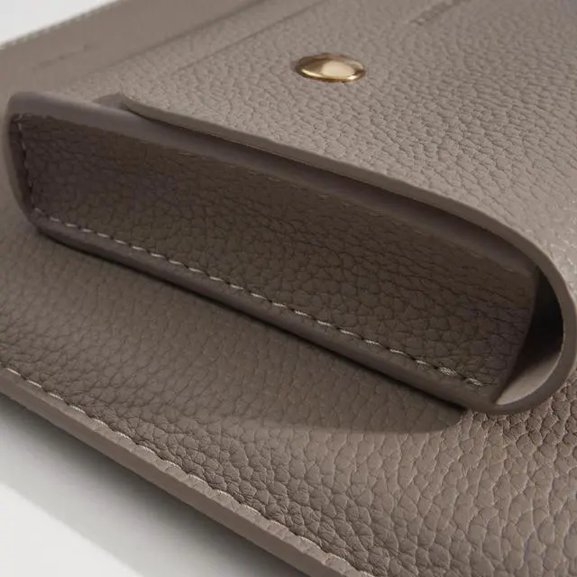 Alt view image 5 of 5 - Yesmornsis PU Leather Padded Laptop Sleeve 16Inch Compatible with MacBook Pro 16, 15Inch Laptop Bag Compatible with MacBook Pro 15 with Charger Pouch Color Camel