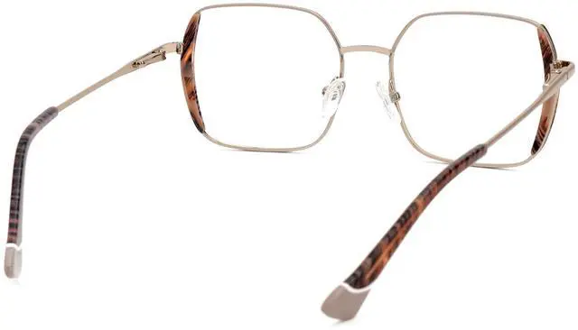 Alt view image 3 of 4 - Zeelool Classic Square Blue Light Blocking Glasses for Women Men ZJGM309460-02 Gold