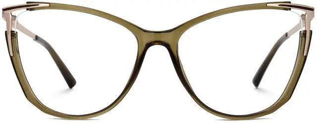 Main image of Zeelool Blue Light Blocking Glasses, Cat Eye Glasses Frame for Women Eyeglasses with Non-prescription Clear Lenses ZJGX368841-14B